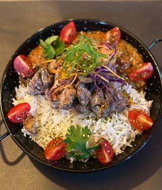 Curry De Verdura Y Pollo