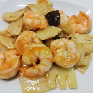 602 Gamberi funghi bambu