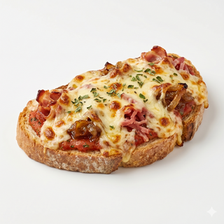 Pizzata piamontesa con tomate, orégano y queso