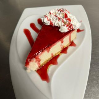 Tarta De Queso Con Mermelada De Fresa, Ración