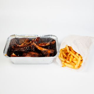 Dimljena sporo pečena rebarca s krumpirićima