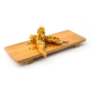 Tempura de Camarão em Amêndoa