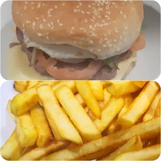 Combo Burguer Ternera Completa y patatas