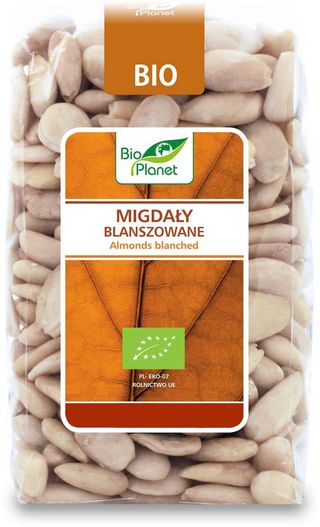 MIGDAŁY BLANSZOWANE BIO 350 g - BIO PLANET
