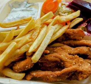 Pohovani pileći štapići