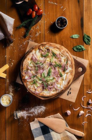 Pizza fugazzeta rellena