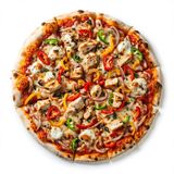 Pizza Mediterránea de Carne (Familiar)