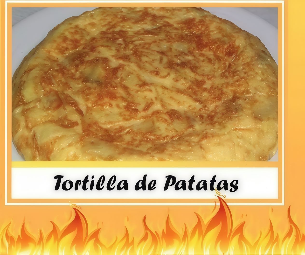 Tortilla de Patata sin Cebolla