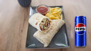 Pollo tortilla + Pepsi 0.33l