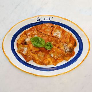 Mezzi paccheri alla siciliana