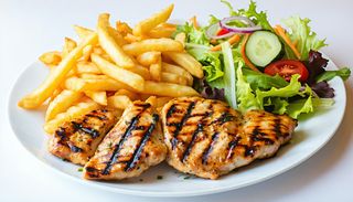 Platou piept de pui la gratar