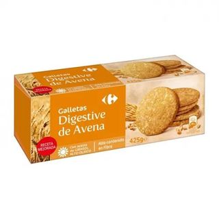 Galletas Integrales De Avena Digestive Carrefour 425 Gr.