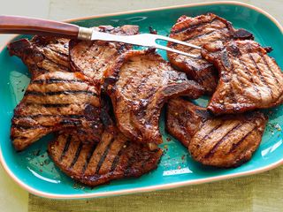 Pork Chops with Rice/Chips