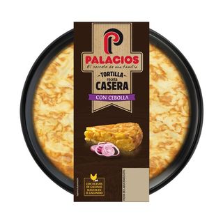 Tortilla Receta Casera Con Cebolla 650G