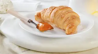 Cornetto grande vegano farcito con marmellata bio chiara