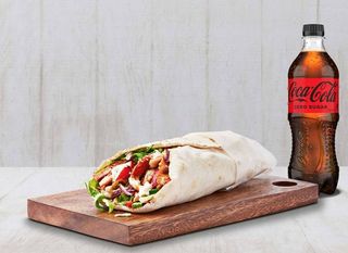 Chicken Shawarma +  pepsi