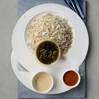 Ofada & Sauce (Portion)