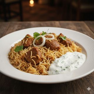 Birayani di agnello e pollo