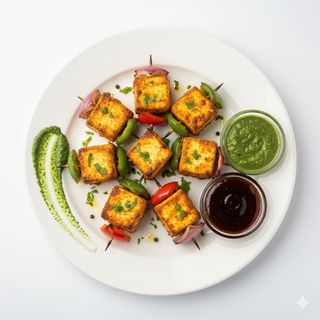 Paneer tikka 7 pezzi