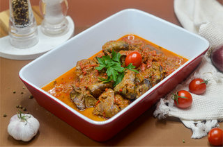 Oala cu ficatei de pasare cu sos de ceapa 600gr