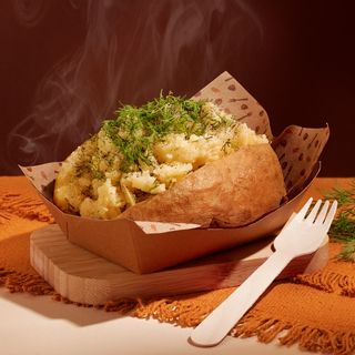 კარტოფილი კამით და ზეთით