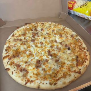 Pizza mediana jamon york y queso