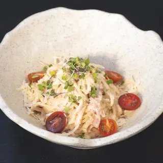 Carbonara con bacon