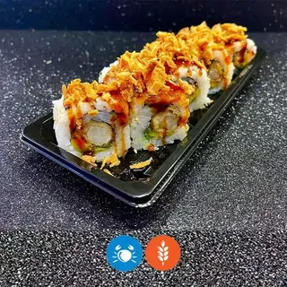 7 Uramaki de Pollo (8U)反卷炸鸡