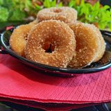 Aros de queso gouda y bacon (8 Uds).