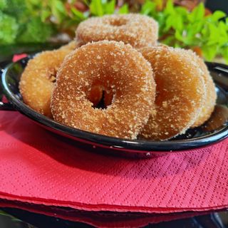 Aros de queso gouda y bacon (8 Uds).