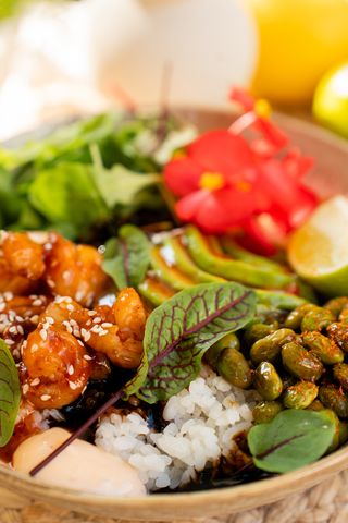 Поке Креветки