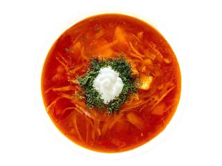Борщ традиційний з куркою та сметаною ( 0.43kg)