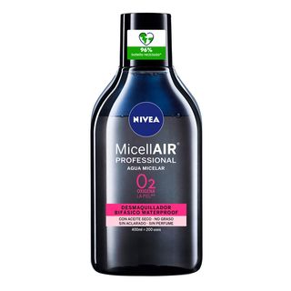Agua Micelar Nivea Bifásica Waterproof Bote 400 Ml