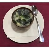 16. Sopa de alga con pollo