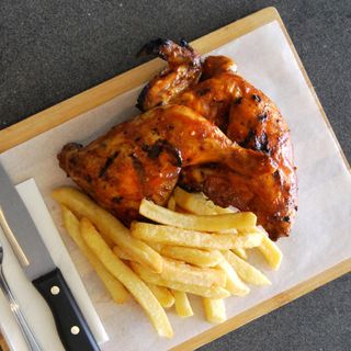 1/4 Roasted Chicken + Fries and Lemonade