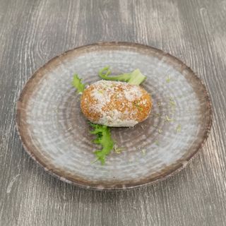 Supplí cacio, pepe e lime