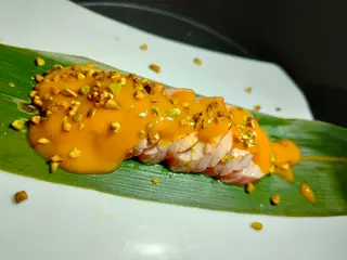 968. Sashimi flambè