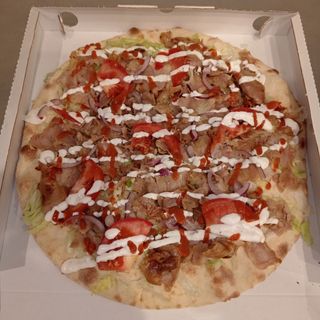 Focaccia kebab