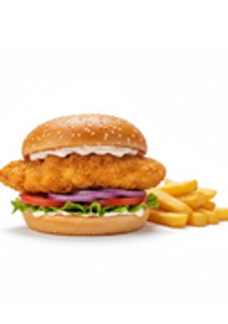 Chicken Burger & Frites