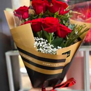 Buchet 7 trandafiri rosii b 789