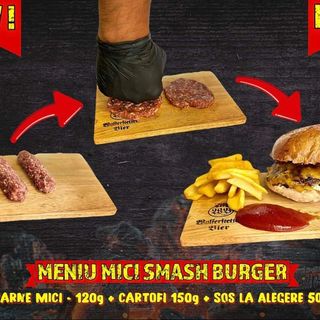 SMASH MICI BURGER MENIU.