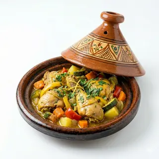 Tajine De Pollo Con Verdura
