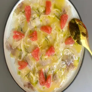 Carpaccio de lubina