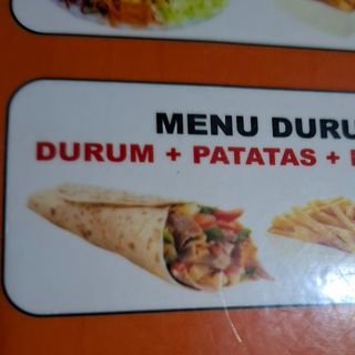 Menú durum de mixto pollo y ternera