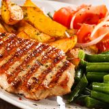 Escalope de dinde grillé