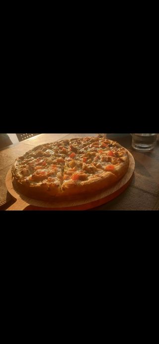 Pizza shawarma poulet  + boisson 