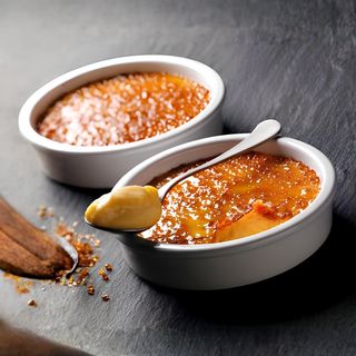 Crema catalana in coccio