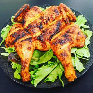 1 Poulet Braisé + Attiéké