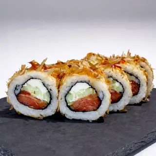 Norwegian Roll with Salmon/ნორვეგიული როლი ორაგულით
