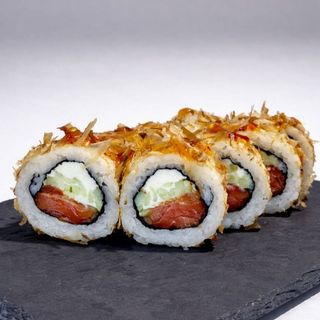 Norwegian Roll with Salmon/ნორვეგიული როლი ორაგულით